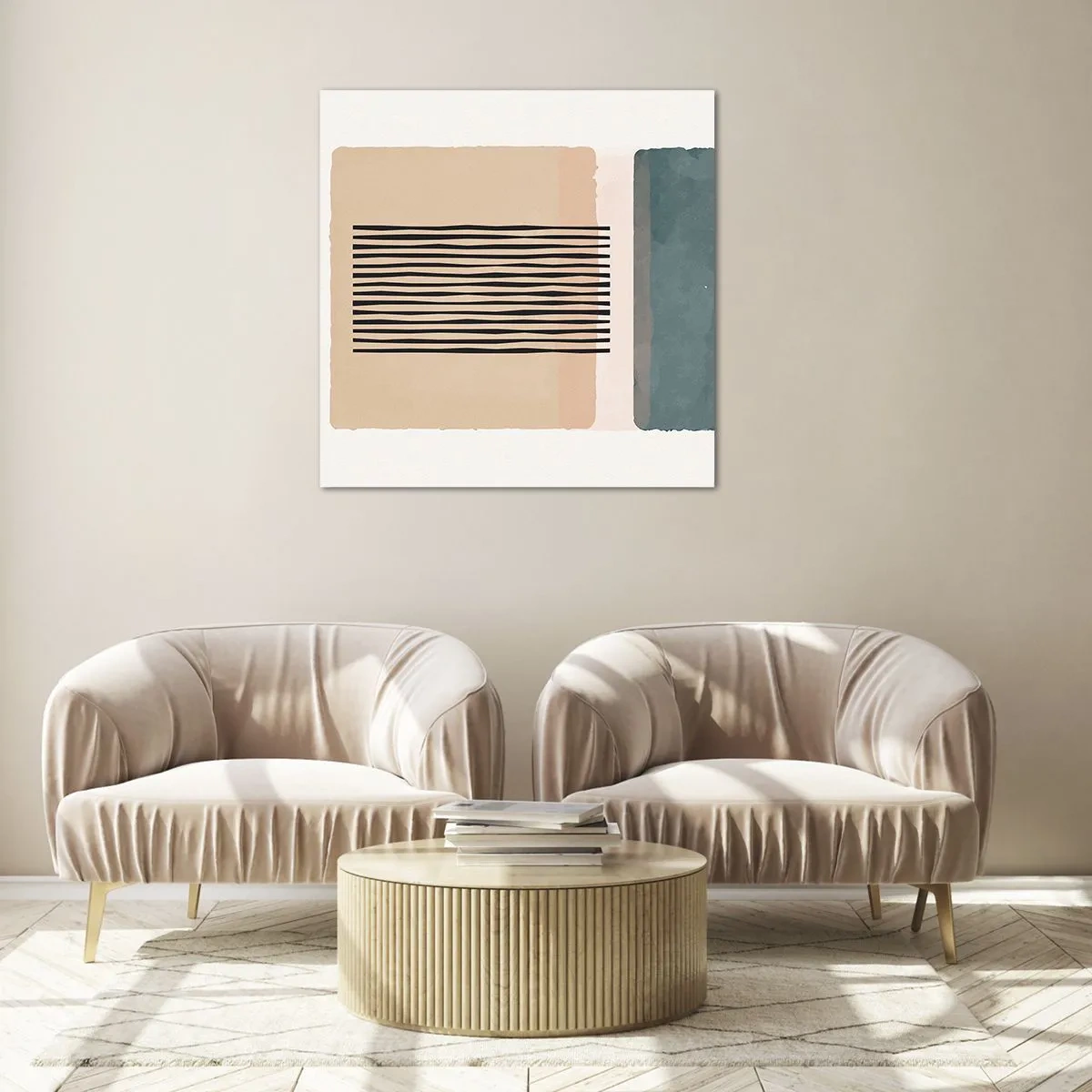 Billede på glas - Alt er i god stand - 50x50 cm