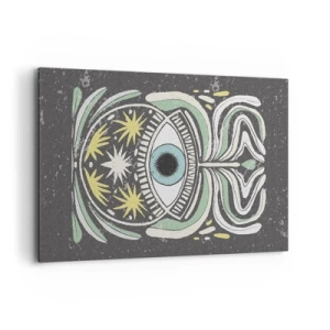 Lærredstryk - Billede på lærred - Stammeritualer - 120x80 cm