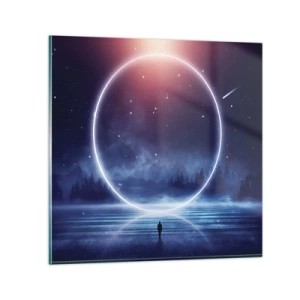 Billede på glas - De er allerede her... - 70x70 cm