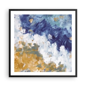 Plakat i sort ramme - Elementernes dans - 60x60 cm