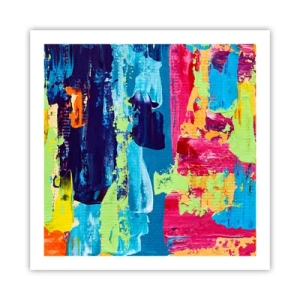 Plakat - Livet er smukt! - 60x60 cm