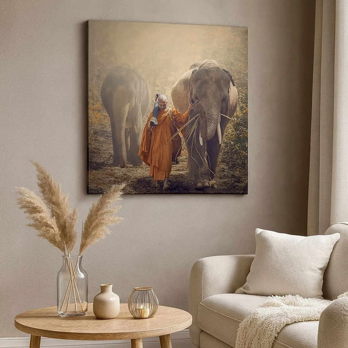 Lærredstryk - Billede på lærred - Fuld forståelse - 30x30 cm