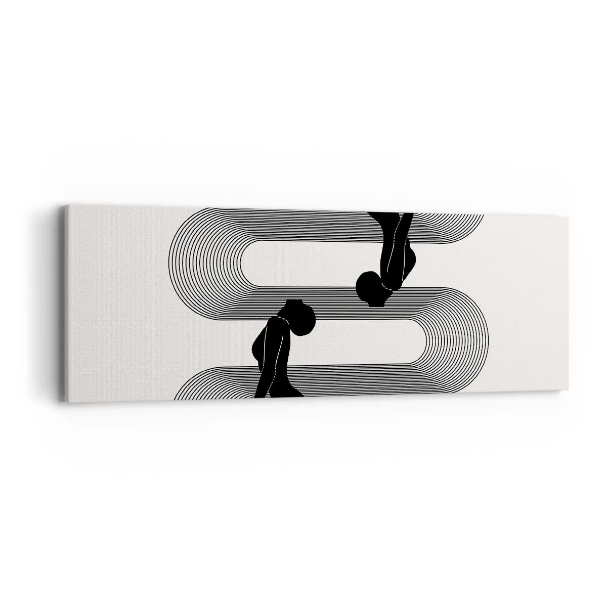 Lærredstryk - Billede på lærred - Sensuel symmetri - 90x30 cm