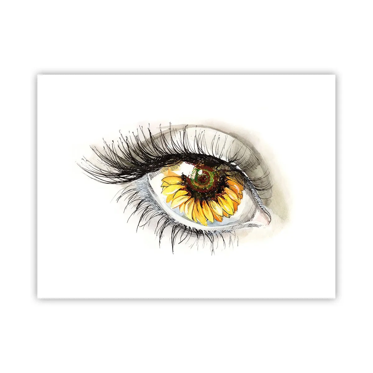 Plakat - Et look lige så varmt som sommeren - 40x30 cm