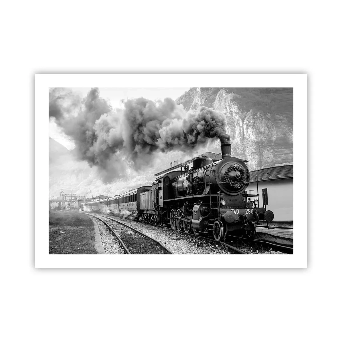Plakat - Står på stationen... - 70x50 cm