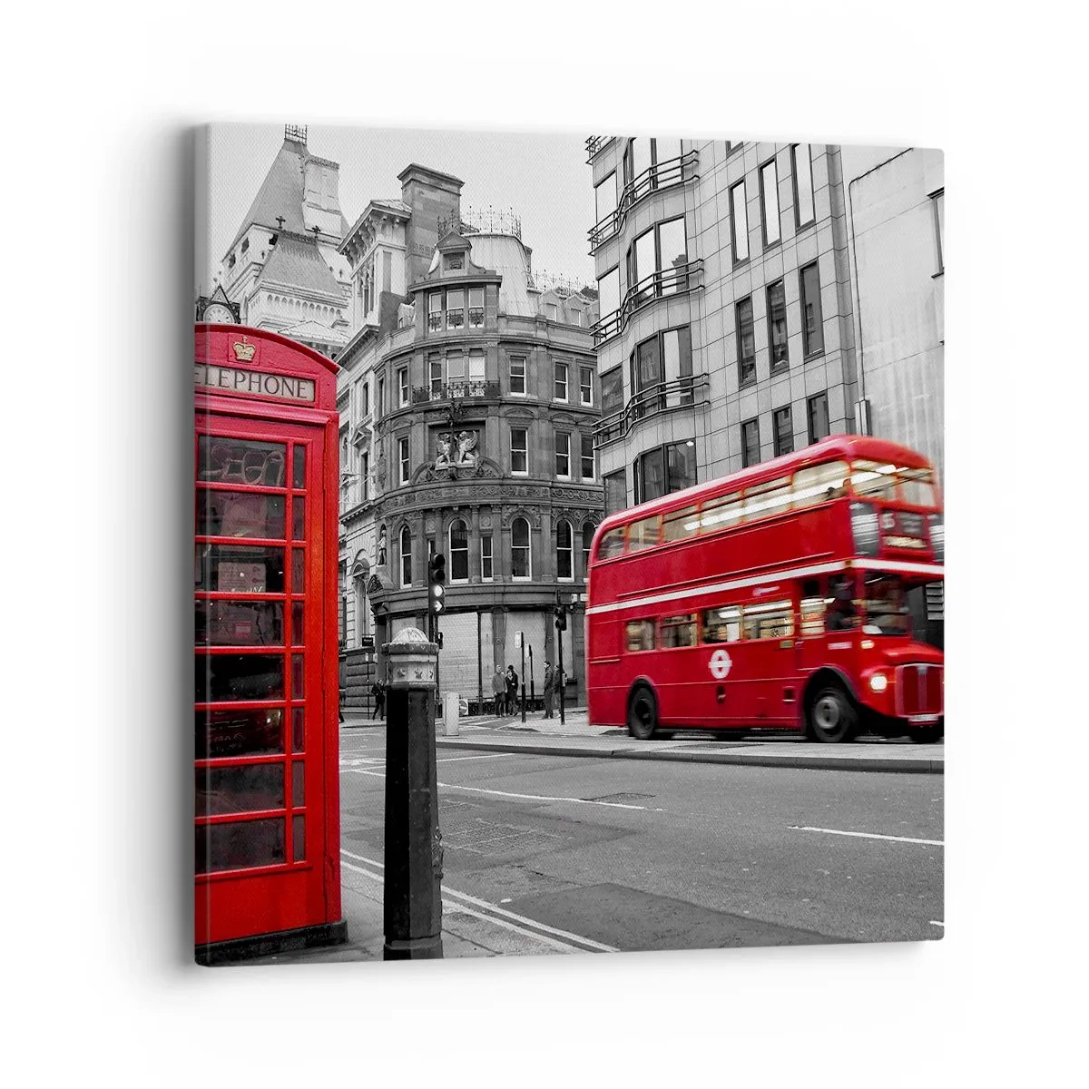 Lærredstryk - Billede på lærred - Den rødeste i Europa - 40x40 cm