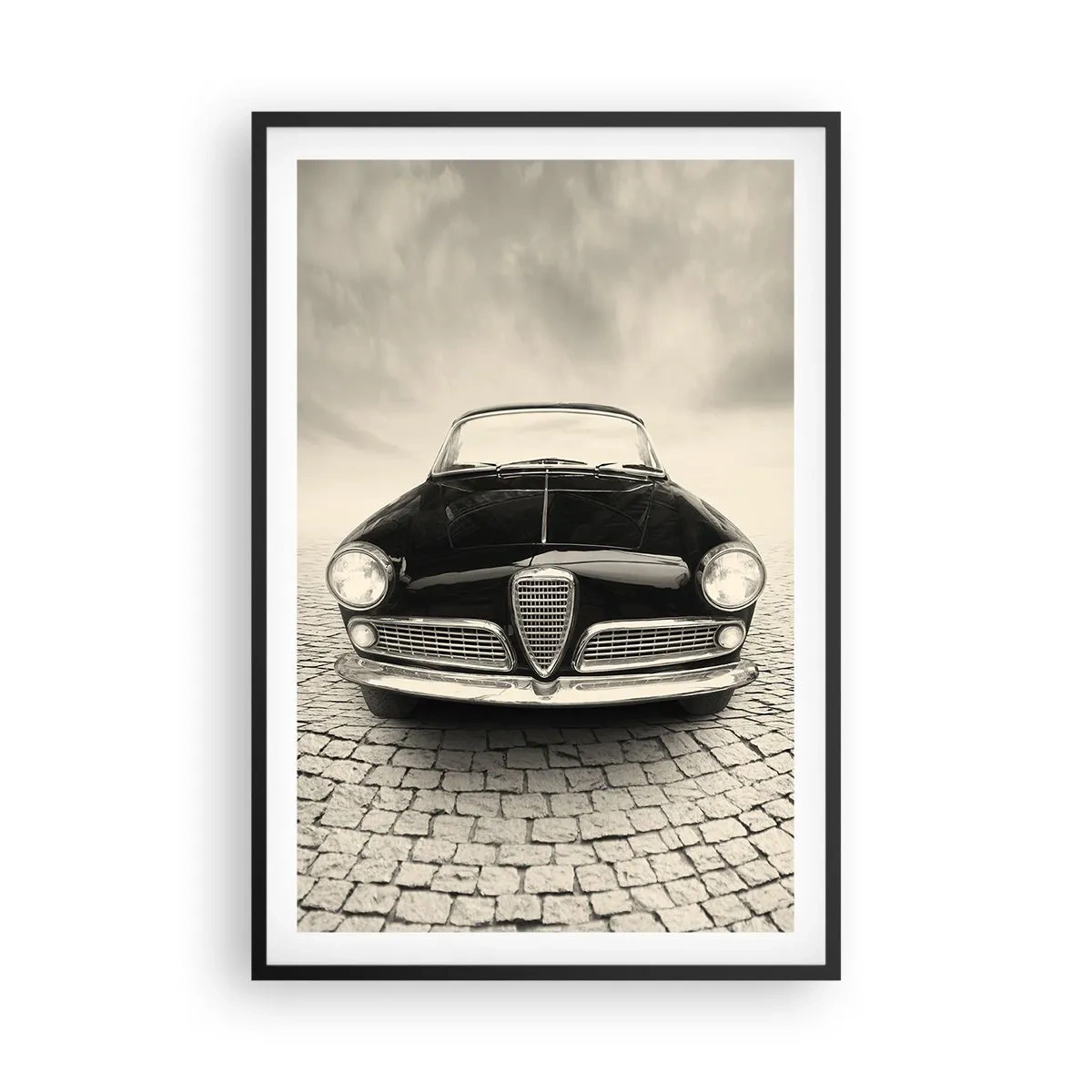 Plakat i sort ramme - Og hvordan kan man ikke elske mig? - 61x91 cm