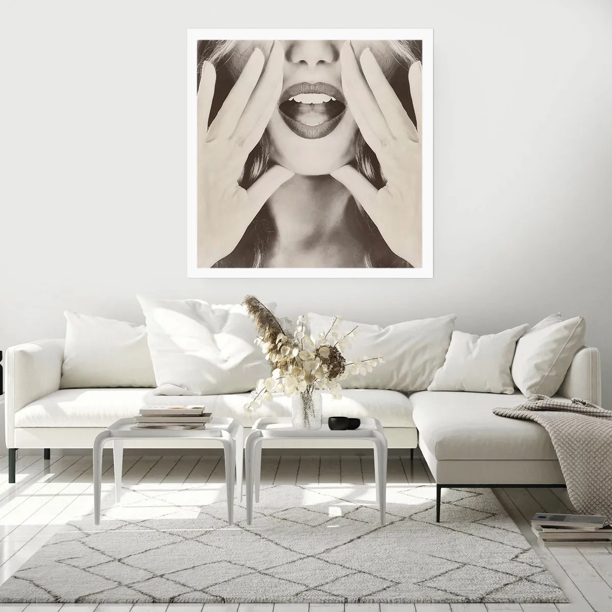 Plakat - Jeg er på vej! - 40x40 cm