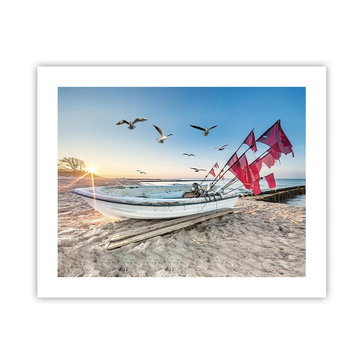 Plakat - Et velfortjent hvil - 50x40 cm