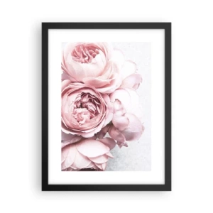Plakat i sort ramme - For de romantiske - 30x40 cm