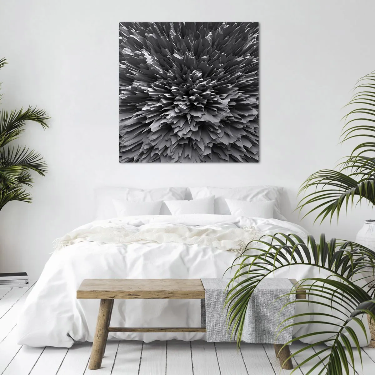 Lærredstryk - Billede på lærred - Det kan ikke blive skarpere end dette - 50x50 cm