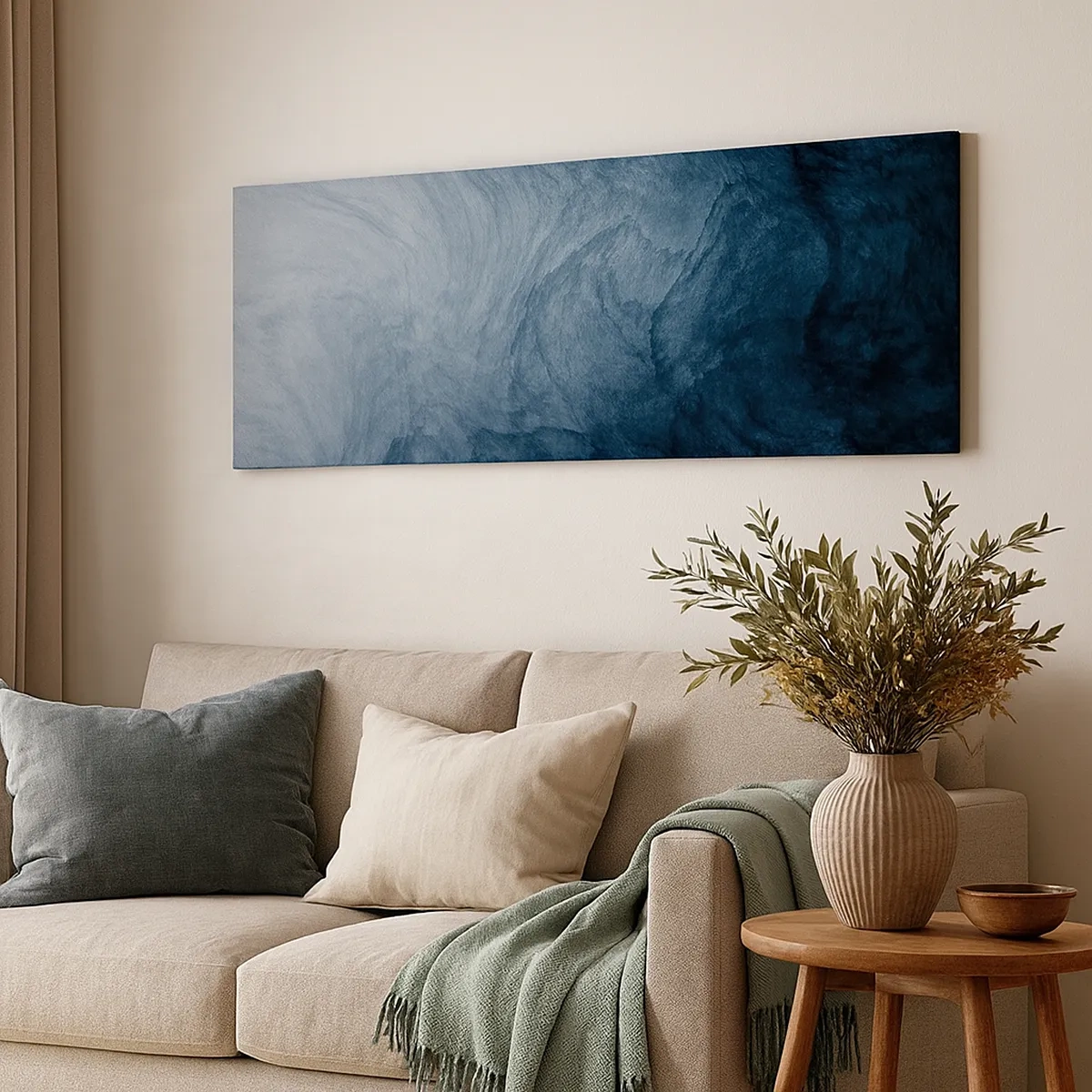 Lærredstryk - Billede på lærred - Ind i dybet - 30x30 cm