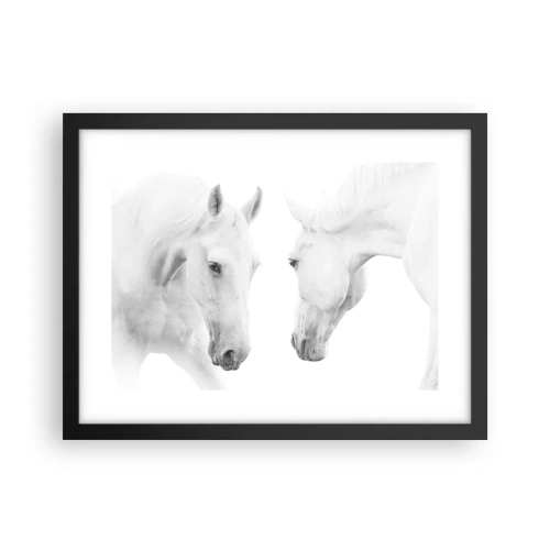 Plakat i sort ramme - Er dette venskab...? - 40x30 cm
