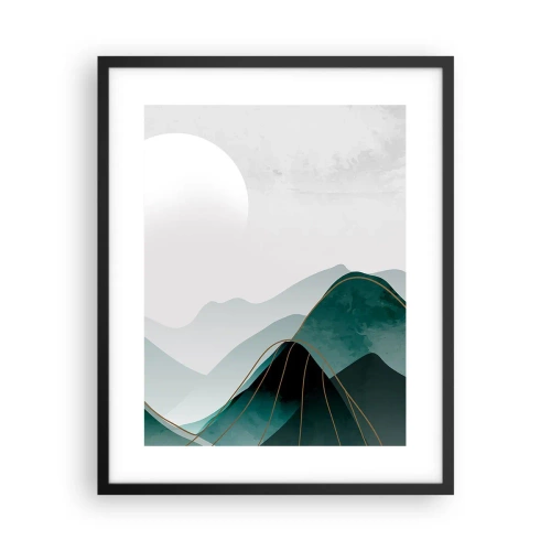 Plakat i sort ramme - I fuld majestæt - 40x50 cm