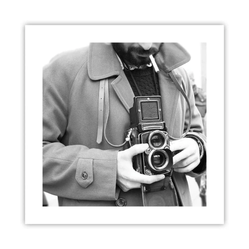 Plakat - I retro stil - 40x40 cm