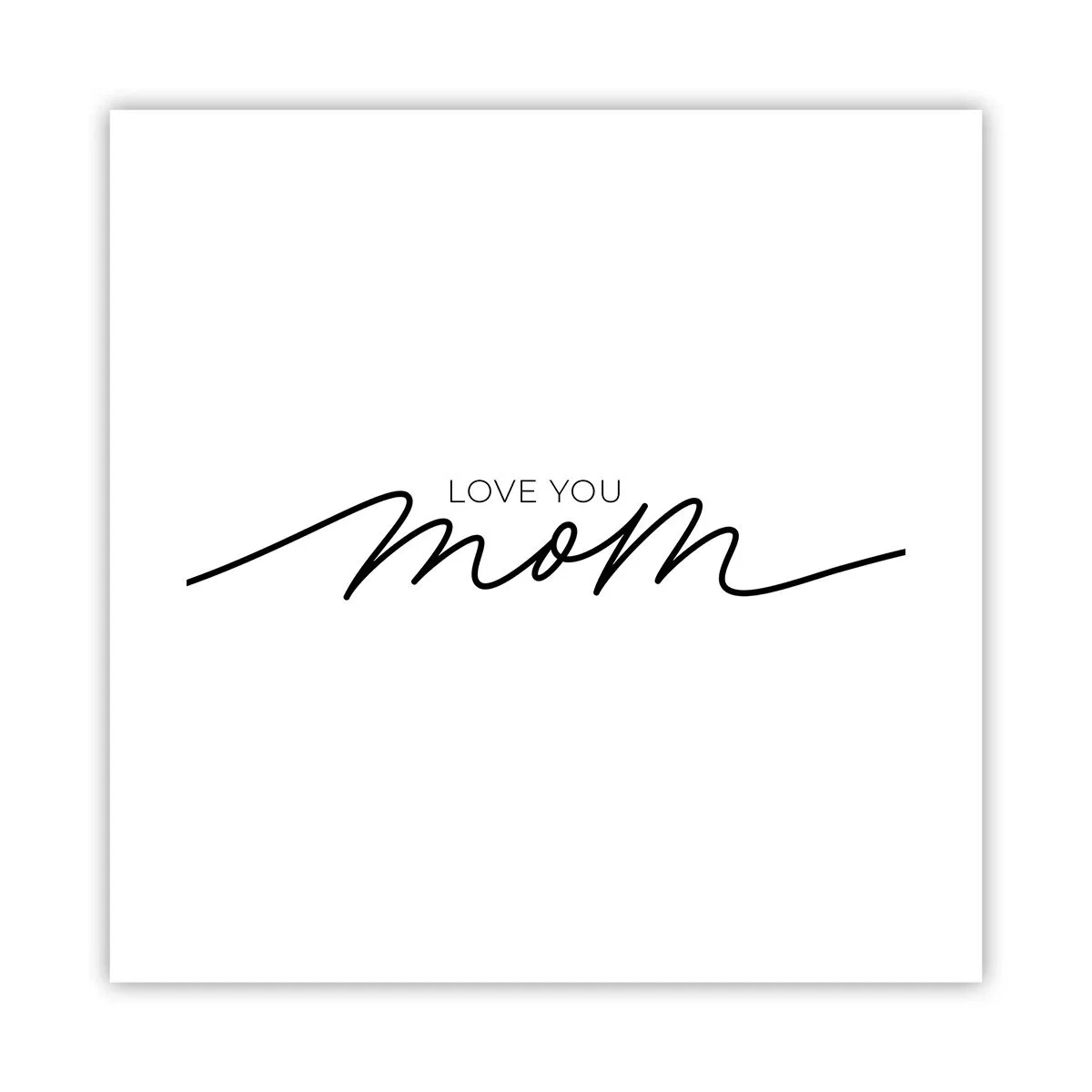 Plakat - Stor følelse - 40x40 cm