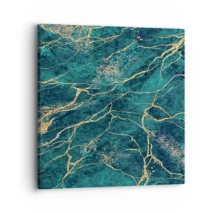 Lærredstryk - Billede på lærred - Guldåre - 30x30 cm