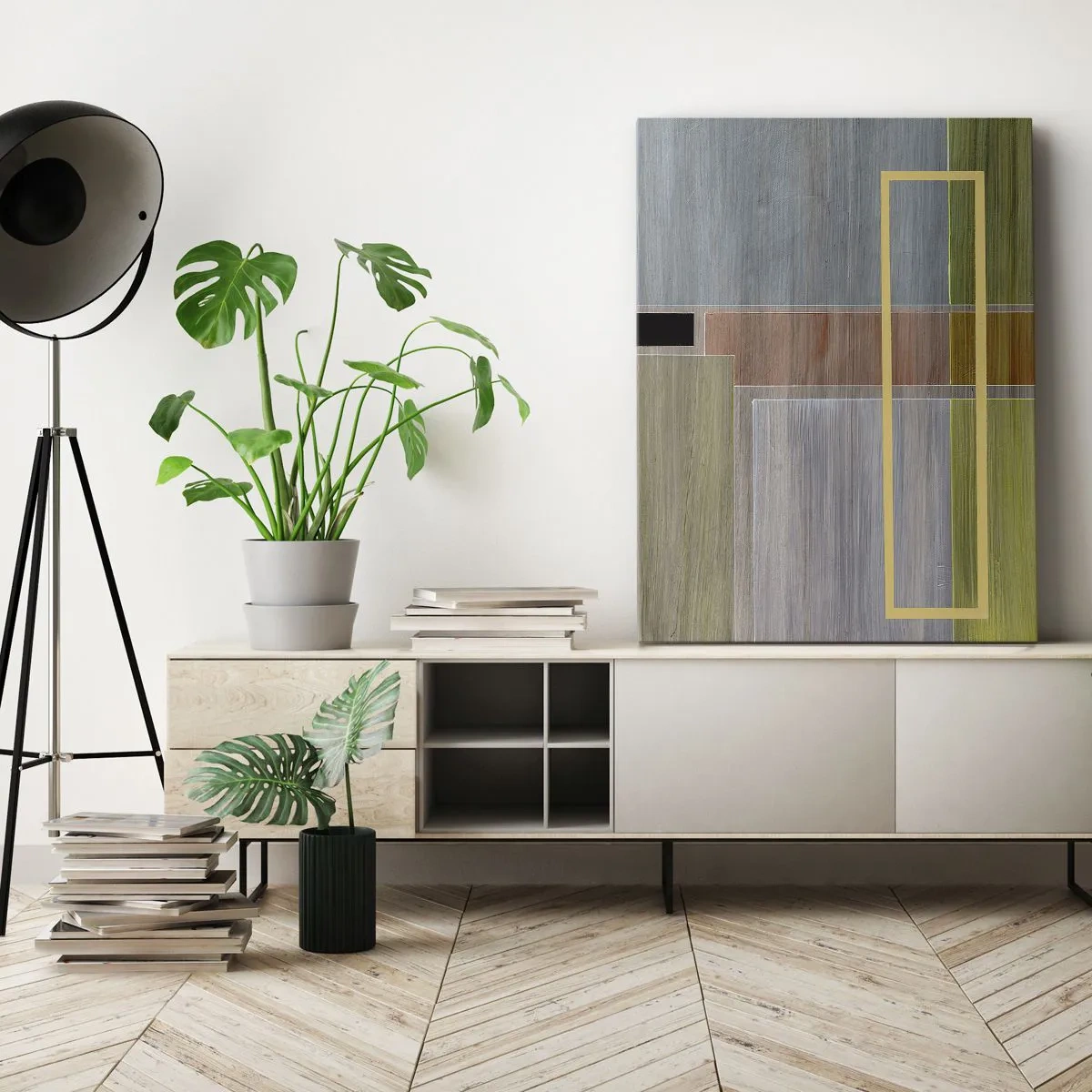 Lærredstryk - Billede på lærred - Lige og rolig - 50x70 cm
