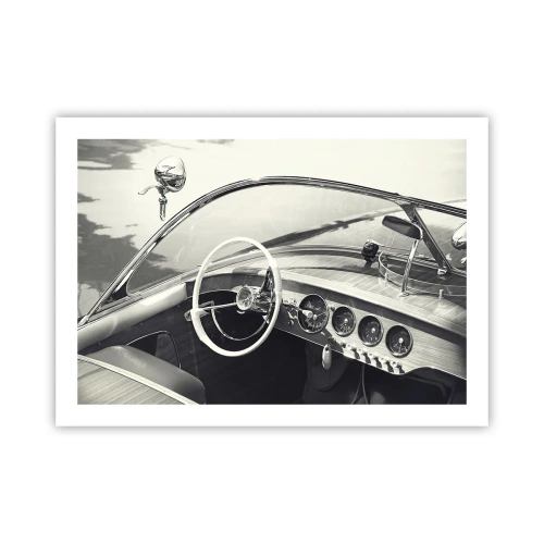 Plakat - Vejr for de rige - 70x50 cm