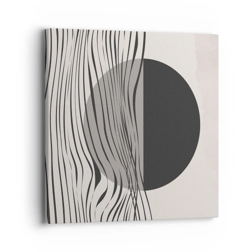 Lærredstryk - Billede på lærred - Halvkomposition - 40x40 cm