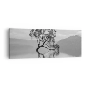 Lærredstryk - Billede på lærred - Der findes et land - 140x50 cm