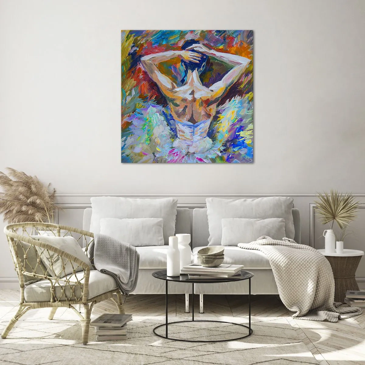 Billede på glas - Det kan være hvad som helst - 70x70 cm