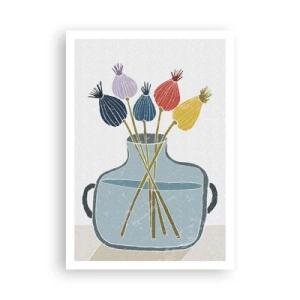 Plakat - Som et valmuefrø - 70x100 cm