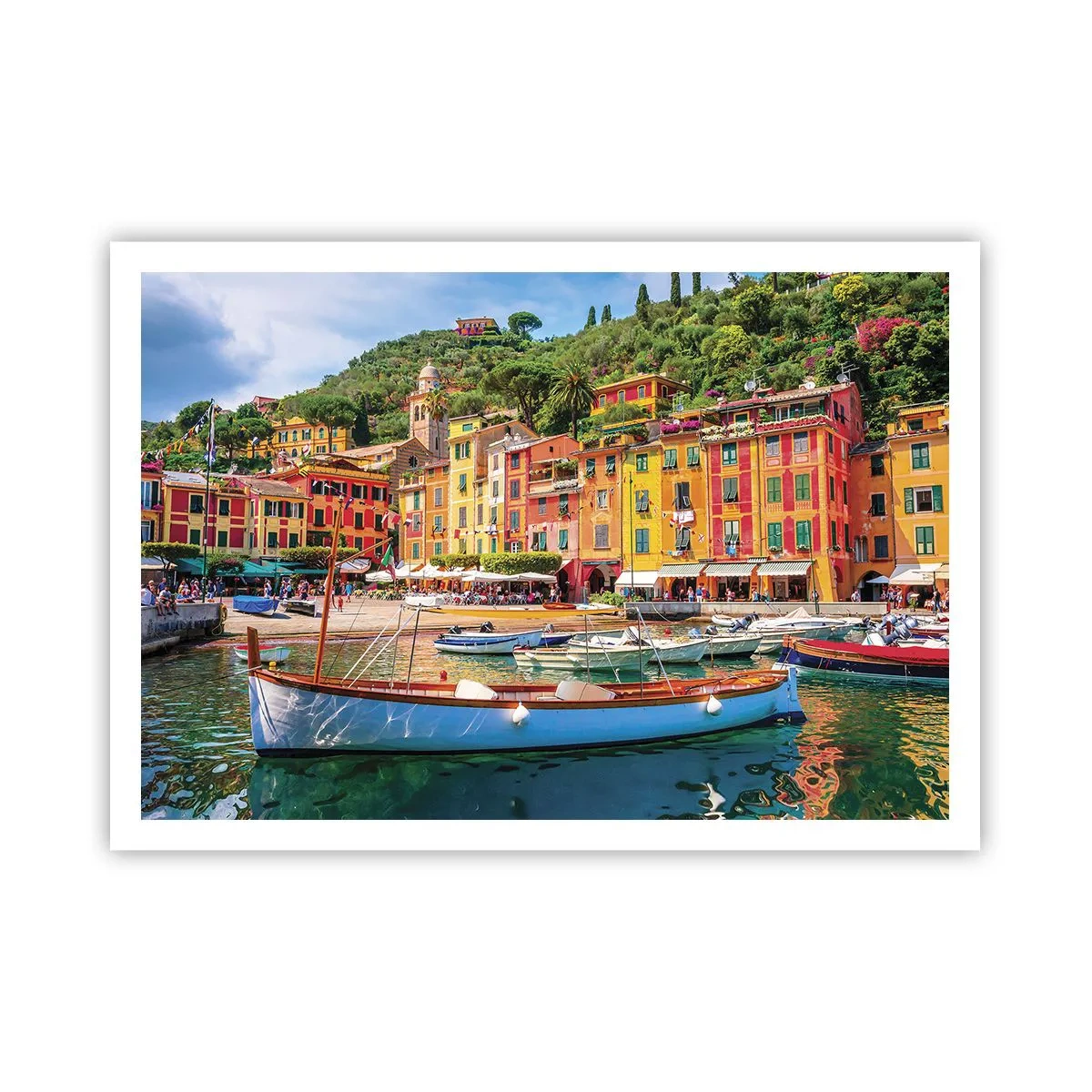 Plakat - En italiensk morgen - 100x70 cm