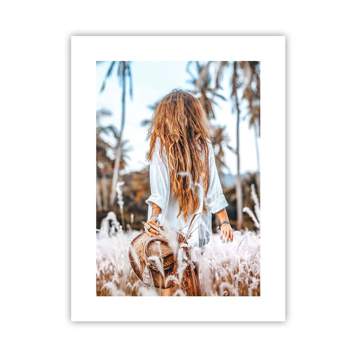 Plakat - Født af græsdun - 30x40 cm