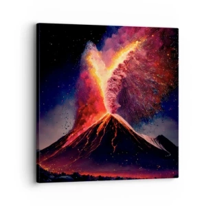 Lærredstryk - Billede på lærred - Skønhed og rædsel - 30x30 cm