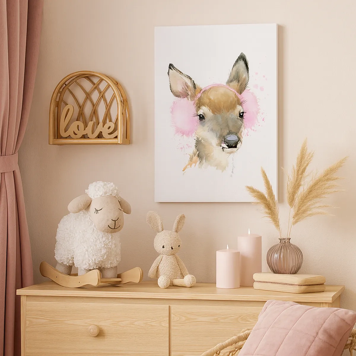 Lærredstryk - Billede på lærred - Og frosten er ikke længere skræmmende - 50x70 cm