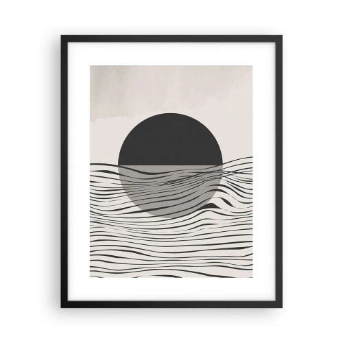 Plakat i sort ramme - Halvkomposition - 40x50 cm