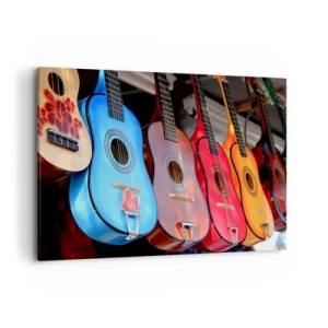 Lærredstryk - Billede på lærred - Latino vibes - 120x80 cm