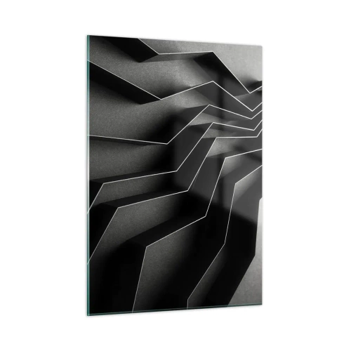 Billede på glas - Rumlig orden - 50x70 cm