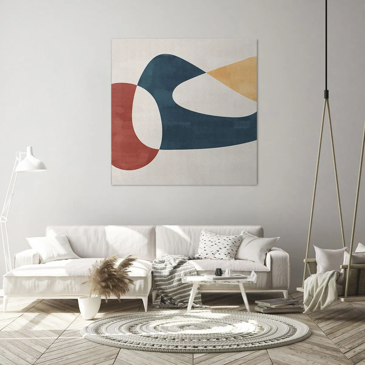 Lærredstryk - Billede på lærred - Påvirkninger og metamorfoser - 60x60 cm