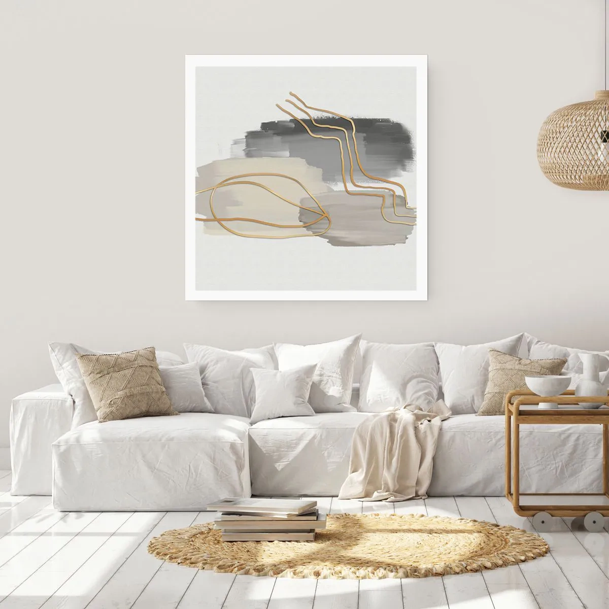 Plakat - Vedholdenhed og bevægelse - 60x60 cm