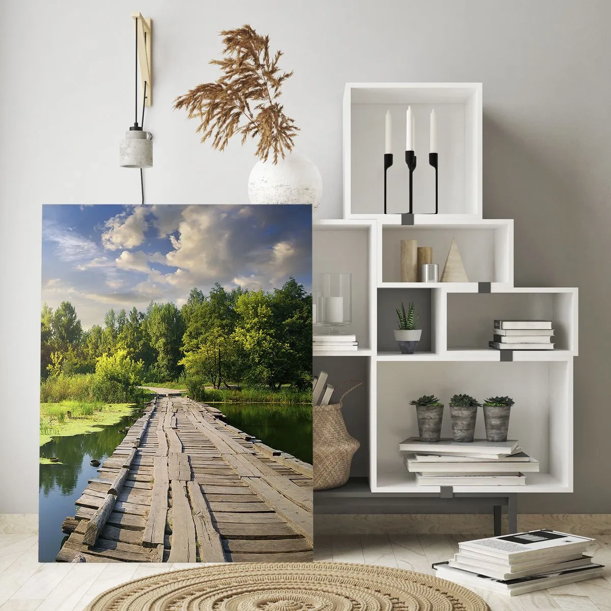 Billede på glas - Sommer, sommer overalt - 80x120 cm