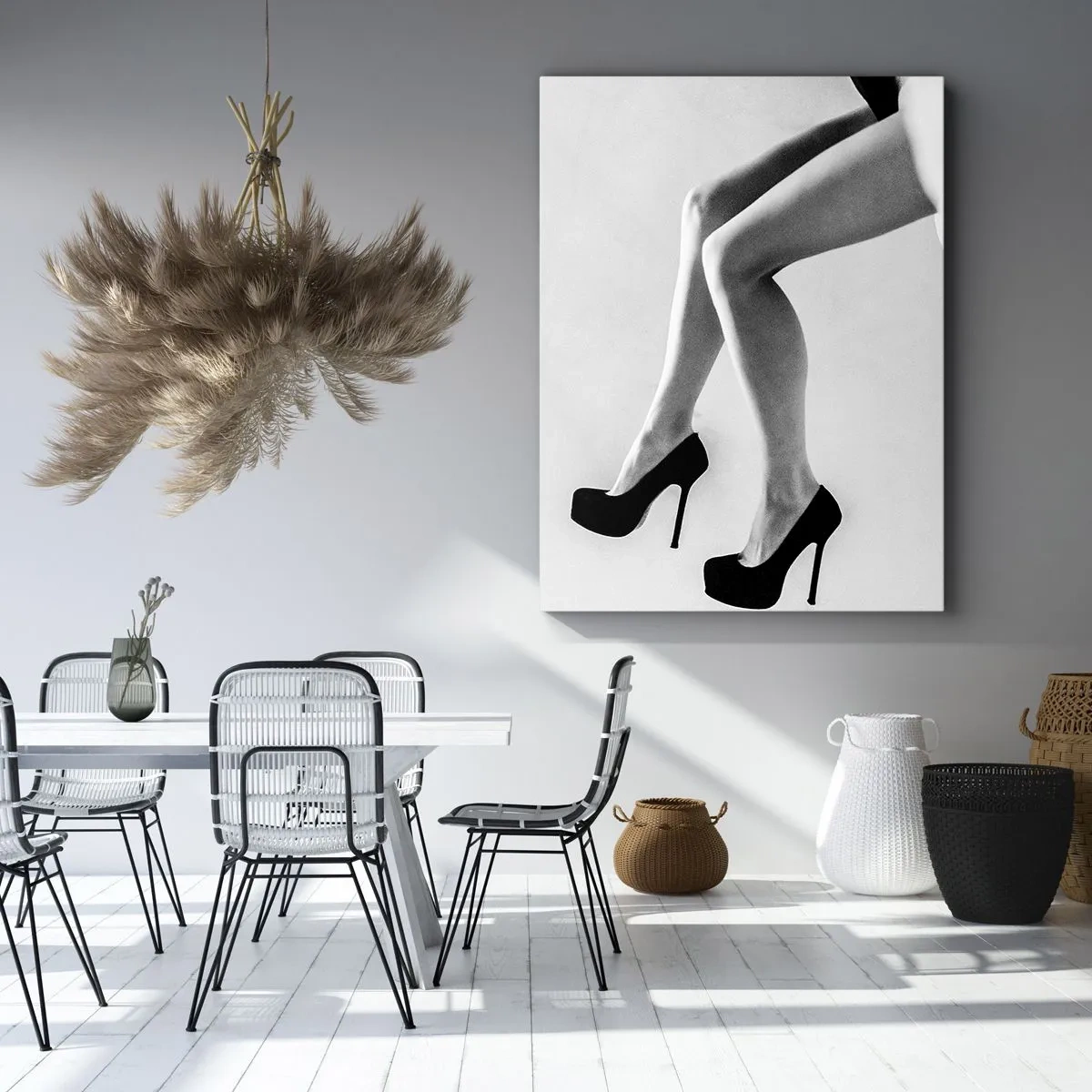 Lærredstryk - Billede på lærred - Evig kvindelighed - 50x70 cm