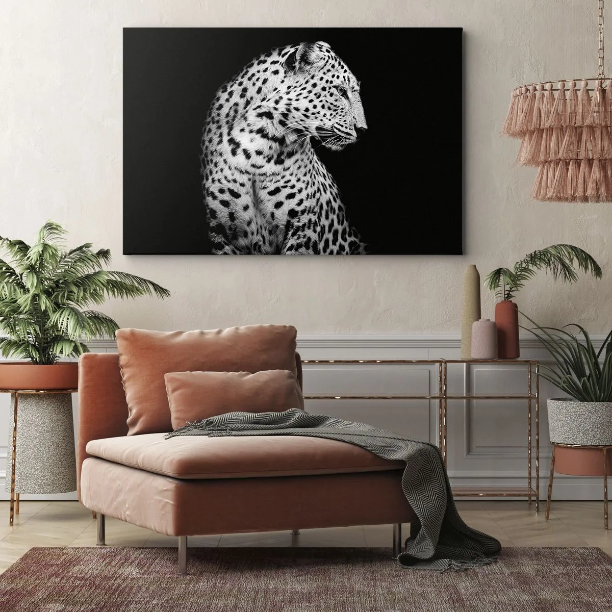Lærredstryk - Billede på lærred - Den rigtige profil er perfekt! - 70x50 cm