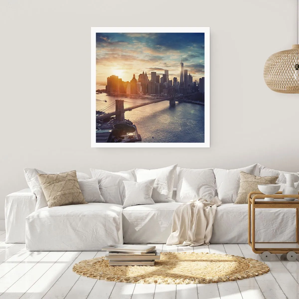 Plakat - Et monument til vestlig kultur - 40x40 cm