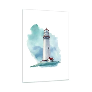 Billede på glas - Det blås blide søster - 50x70 cm
