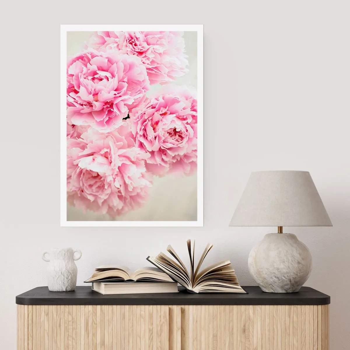 Plakat - I lyserød glamour - 70x100 cm