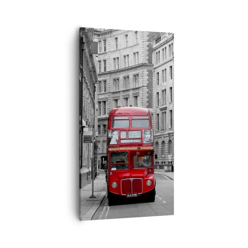 Lærredstryk - Billede på lærred - Hverdagen behøver ikke at være grå - 55x100 cm