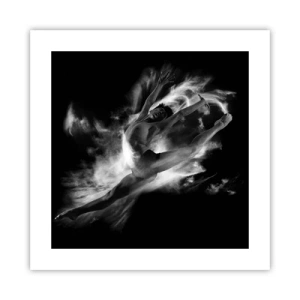 Plakat - Stoppet under flyvning - 40x40 cm