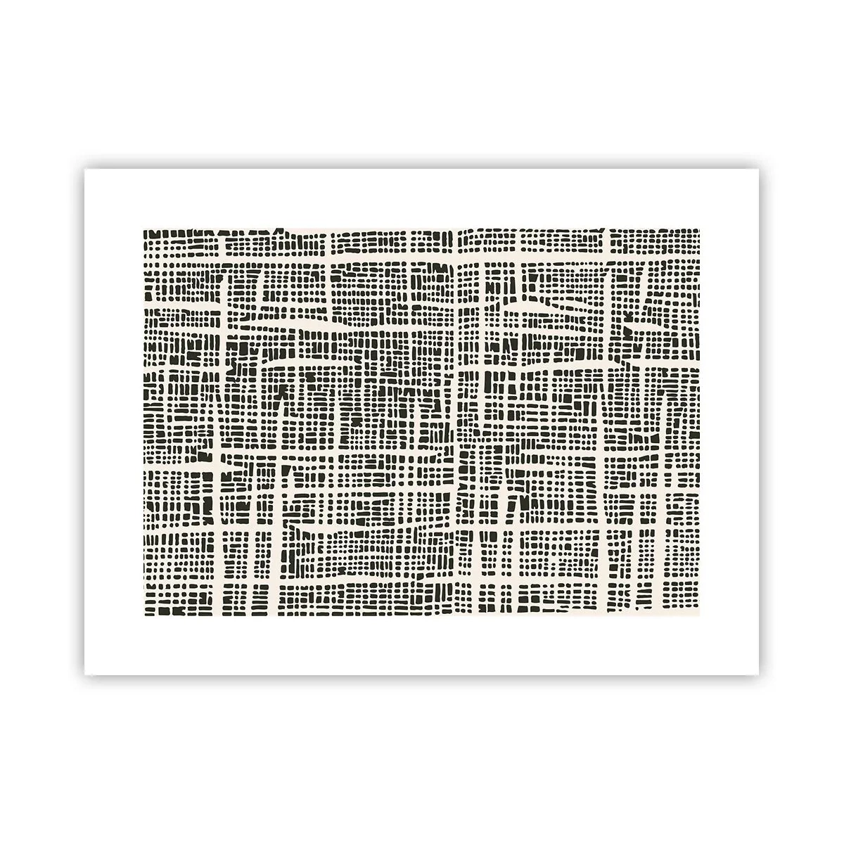 Plakat - En sammensætning vævet - 40x30 cm