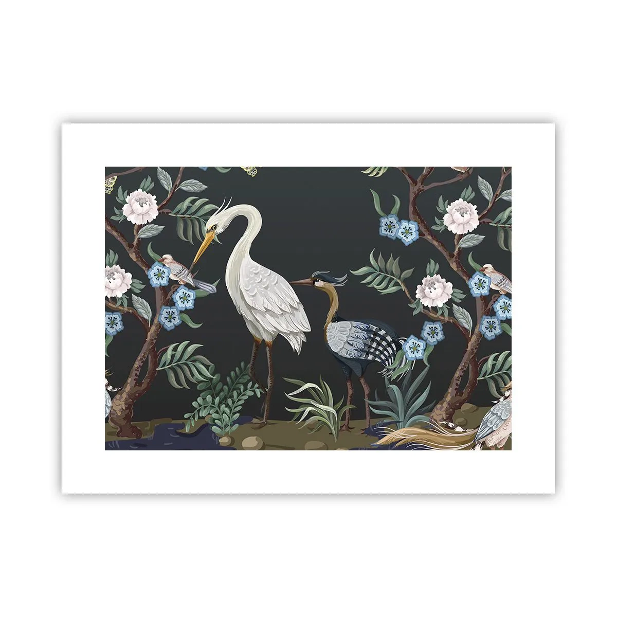 Plakat - Fugleparade - 40x30 cm