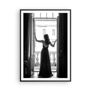 Plakat i sort ramme - I stor stil - 70x100 cm