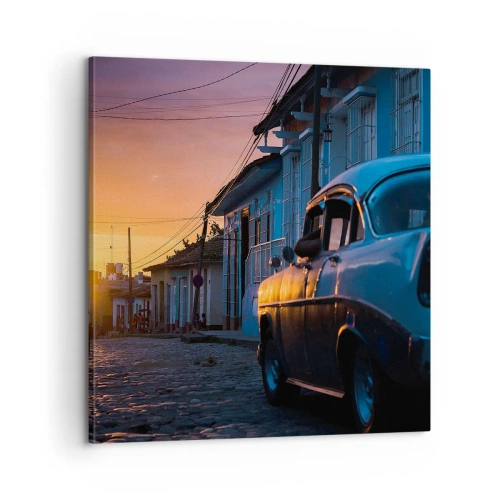 Lærredstryk - Billede på lærred - Det er her, tiden går langsommere - 60x60 cm