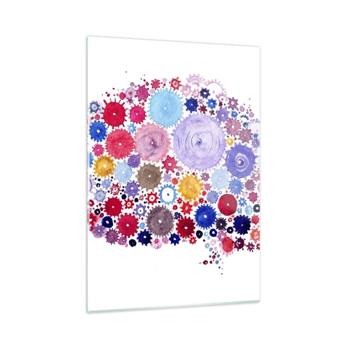 Billede på glas - Naturens mest perfekte maskine - 50x70 cm