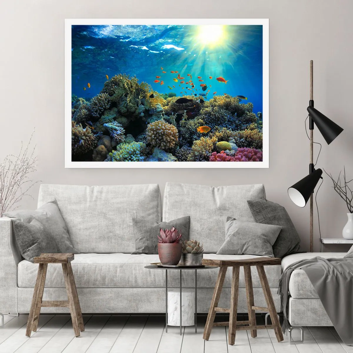 Plakat - Undervandsskatte - 70x50 cm